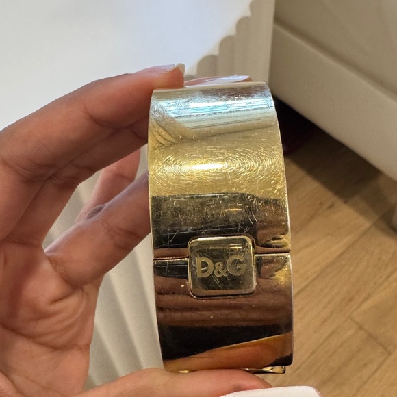 Dolce Gabbana watch/Cuff bracelet Gold - Picture 5 of 9